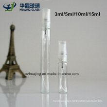 Clear 3ml-30ml Perfume Glass Sample Bottle with Plastic Spray Cap